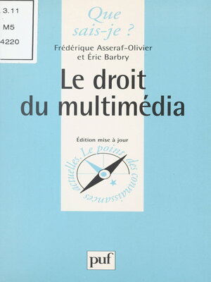cover image of Le droit du multimédia